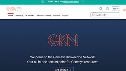 project thumbnail Genesys Knowledge Network